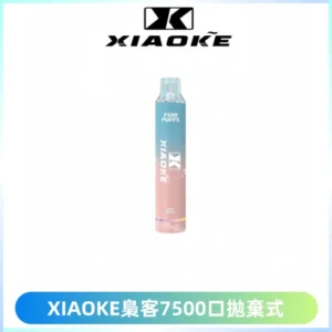 XIAOKE梟客7500Puffs跑馬燈拋棄式電子煙 可發光一次性
